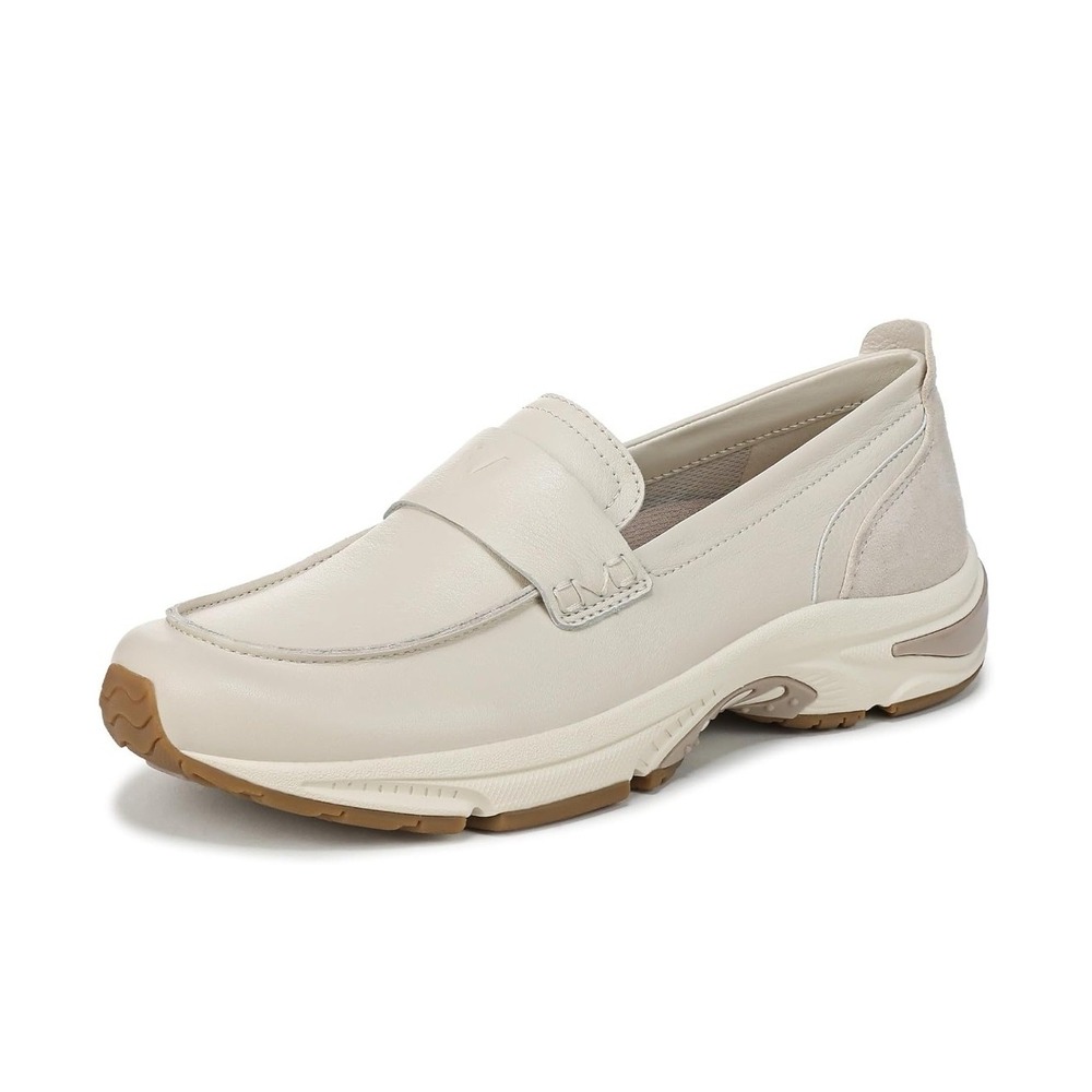 Vionic Women's Walk Roam Loafers Orthopedic Cream Leather Size 7.5 NEW! $160 - Picture 1 of 10